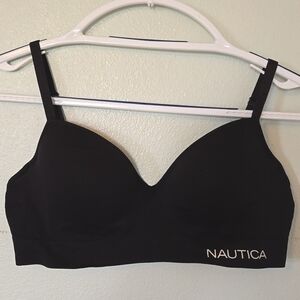 Nautica Black Padded Bra Size 36B